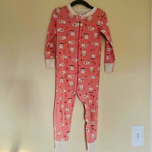 Hanna Anderson Pink Pig Footie